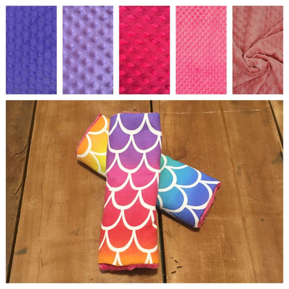 Mermaid Car Seat Strap Covers - The Creative Raccoon