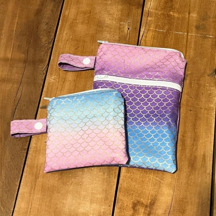 Mermaid Wet Dry Bag, Period Pouch - The Creative Raccoon