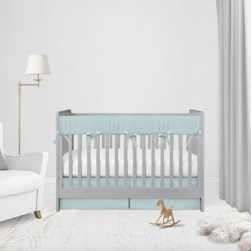 Mini Crib Bedding Sets, Blue Nursery - The Creative Raccoon
