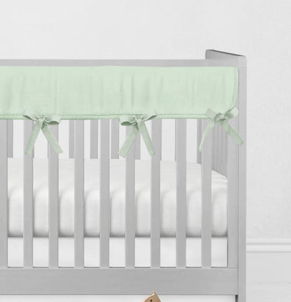 Mint Crib Rail Cover for Teething - The Creative Raccoon
