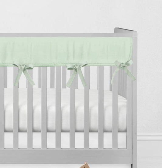 Mint Crib Rail Cover for Teething - The Creative Raccoon