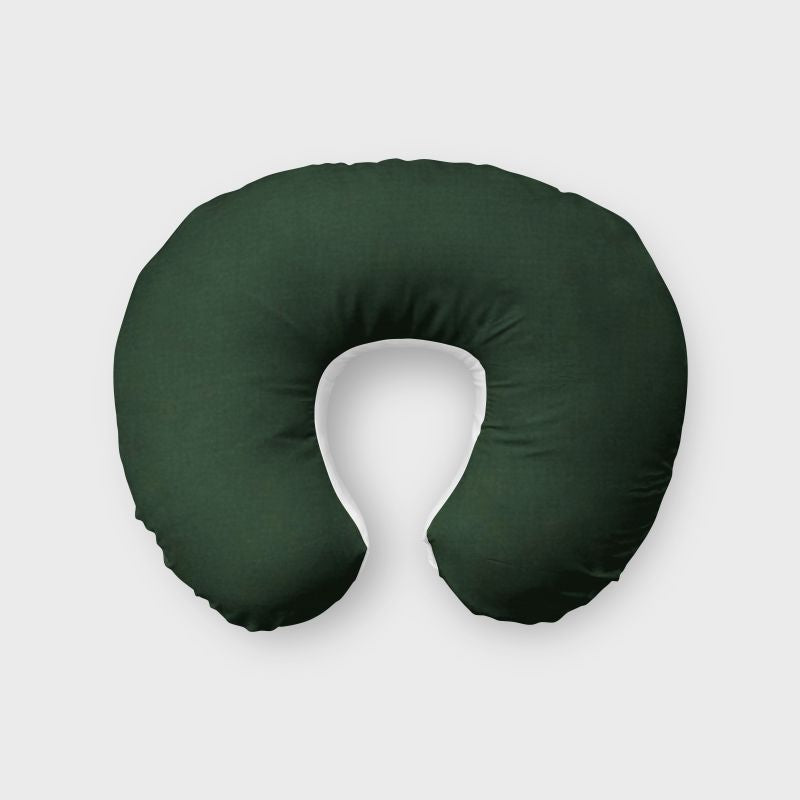 Nursing Pillow Cover & Nursing Cover: Hunter Green - The Creative Raccoon
