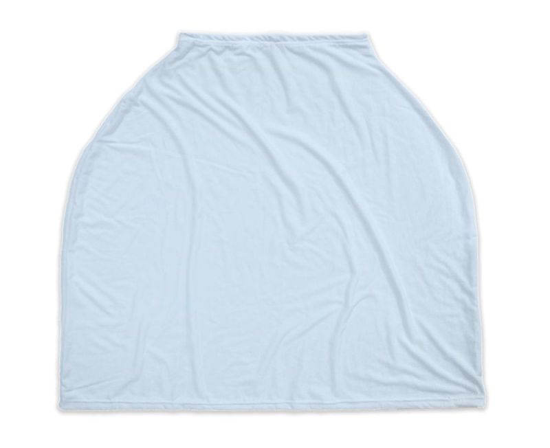Light blue nursing Cover. 
Nursing Pillow Cover & Nursing Cover: Light Blue - The Creative Raccoon
