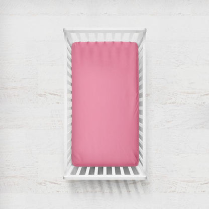 Pink Nursery Sets Changing Pad Cover Pink Crib Sheets - The Creative Raccoon