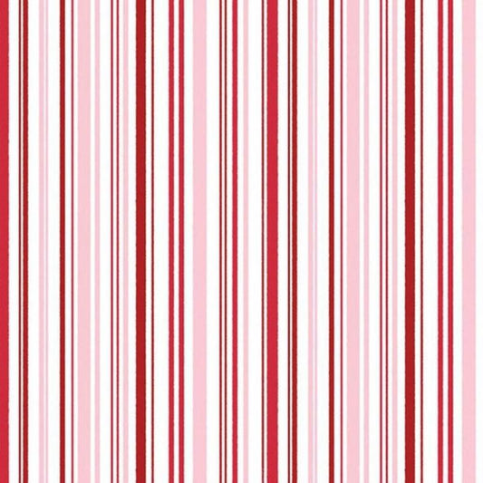 Stripe Fabric Christmas Cotton Fabric - The Creative Raccoon