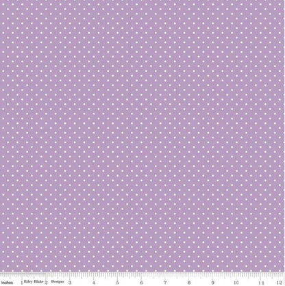 Swiss Dot Fabric, Lavender Fabric, Riley Blake, Quilting Cotton Fabric - The Creative Raccoon