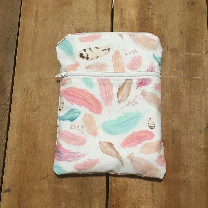 Wet Dry Bag, Period Bag, Feather Bag - The Creative Raccoon