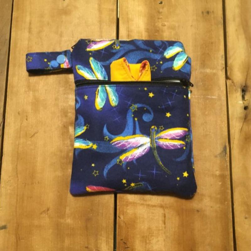 Wet Dry Bag, Period Bag, Dragonfly Bag - The Creative Raccoon