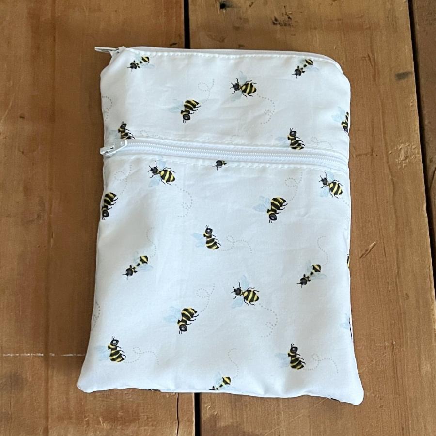 Bee Bag, Wet Dry Bag, Period Pouch - The Creative Raccoon