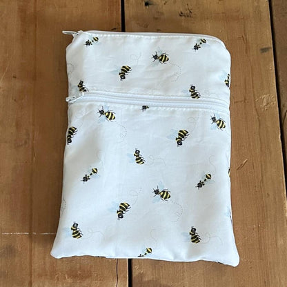 Bee Bag, Wet Dry Bag, Period Pouch - The Creative Raccoon