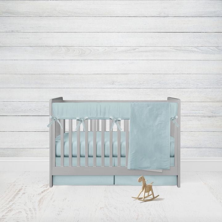 Crib Bedding, Personalized Baby Blanket, Crib Rail Guard, 4 - Piece Set - The Creative Raccoon