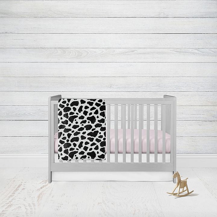 Crib Bedding, Personalized Baby Blanket, Farm Nursery Theme, Pink Nursery - The Creative Raccoon