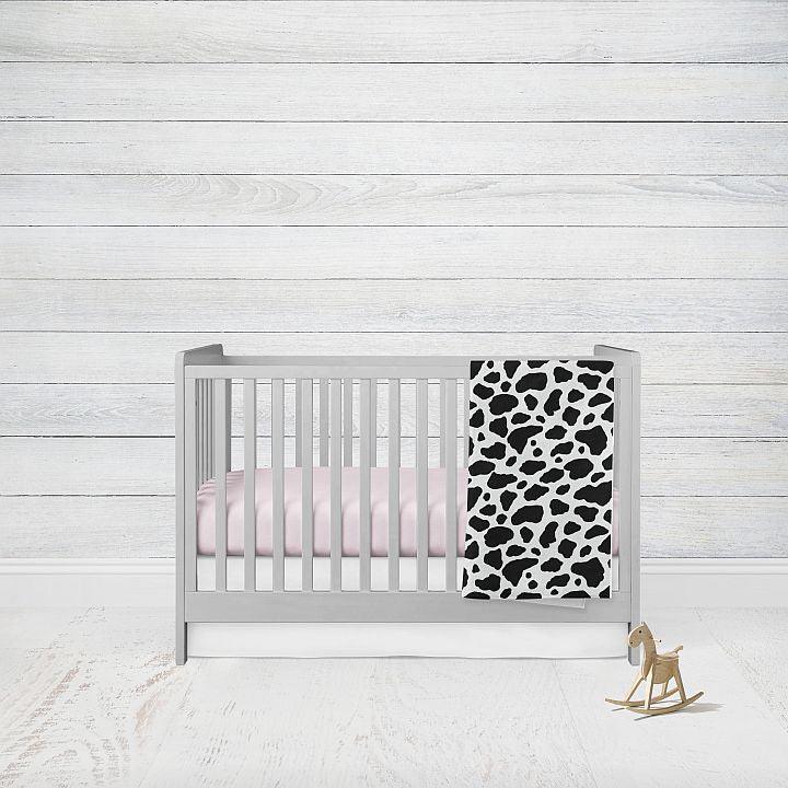 Crib Bedding, Personalized Baby Blanket, Farm Nursery Theme, Pink Nursery - The Creative Raccoon