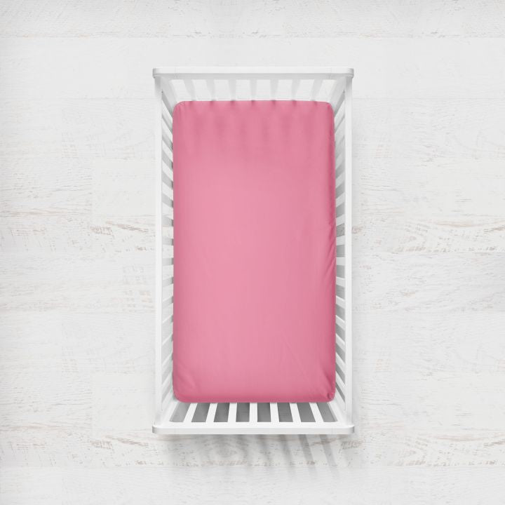 Hot Pink Mini Crib Bedding - The Creative Raccoon