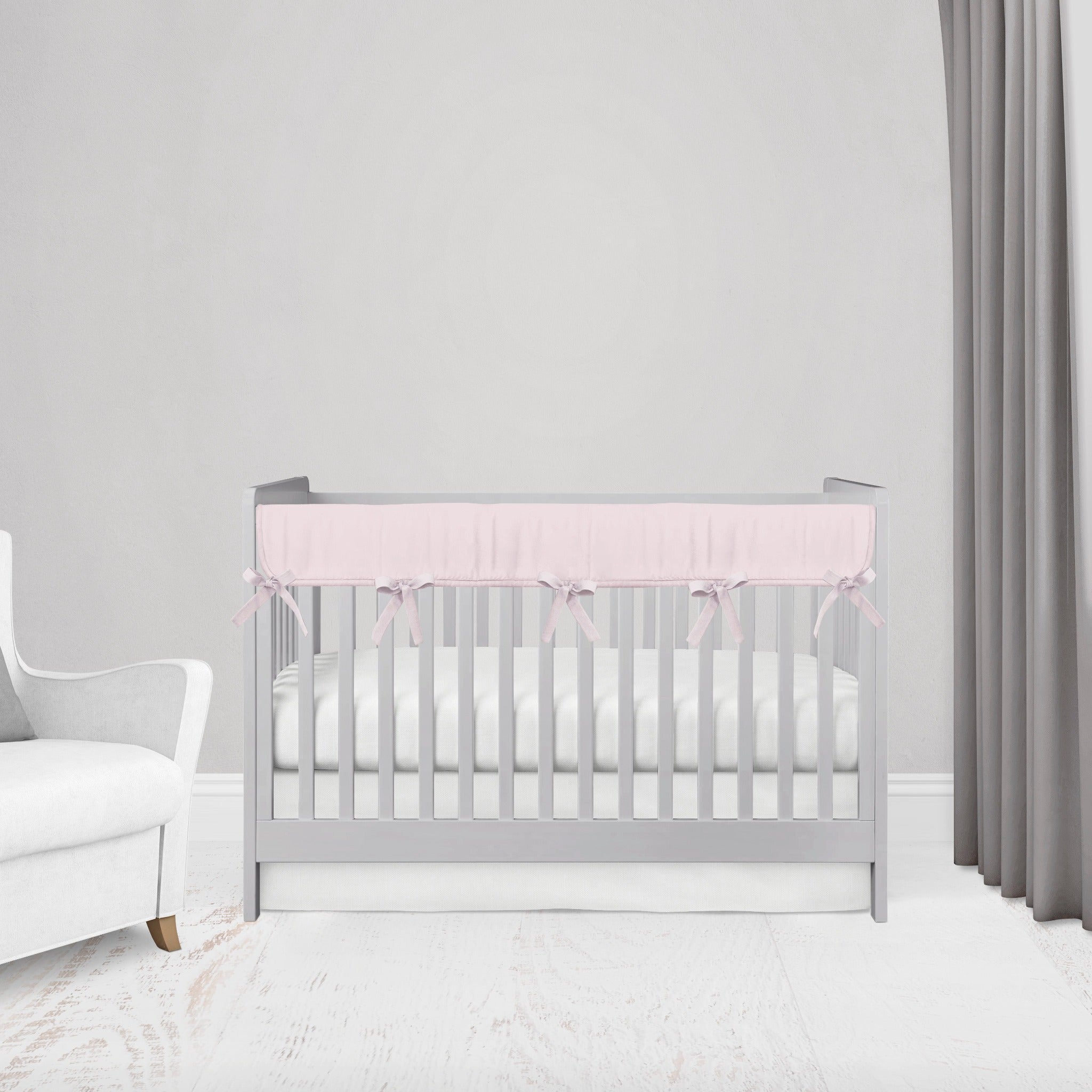 Crib Bedding Set, Pink Nursery - The Creative Raccoon