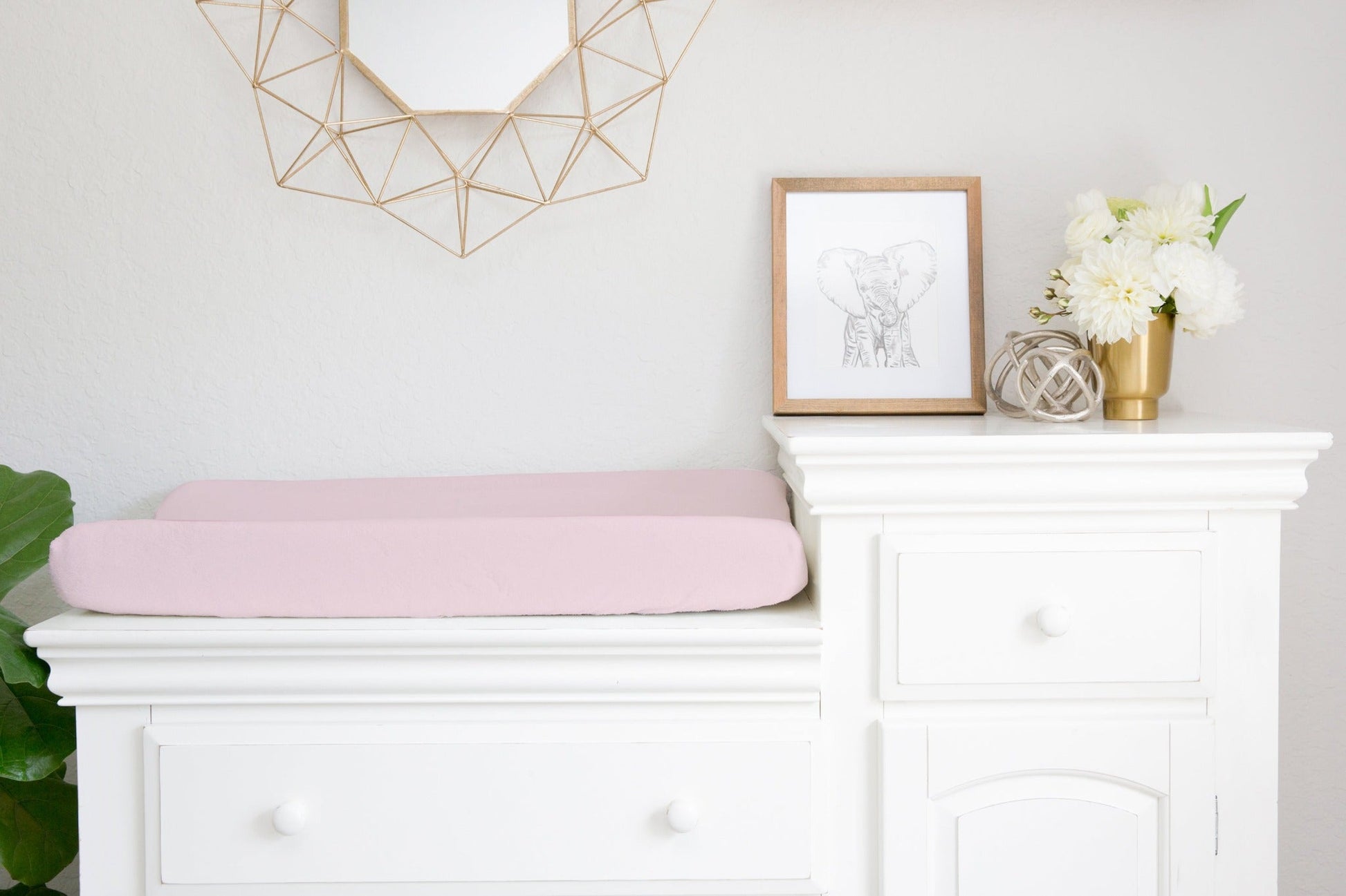 Light Pink Nursery Bedding, 2 - Piece Set - The Creative Raccoon