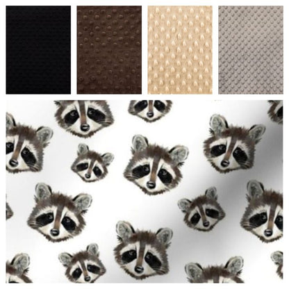 Raccoon Car Seat Canopy Cover, Raccoon Baby Nursery - The Creative Raccoon