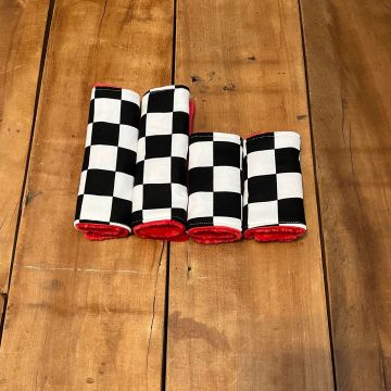 Racing Seat Belt Covers, Car Seat Strap Covers, 1st Birthday Gift Ideas for Boys - The Creative Raccoon