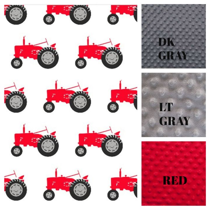 Seat Belt Covers for Kids, 1st Birthday Gift Ideas for Boys, Red Tractor Nursery - The Creative Raccoon