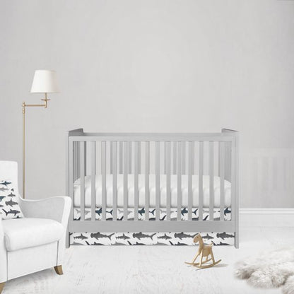 Shark Crib Skirt, Nautical Nursery