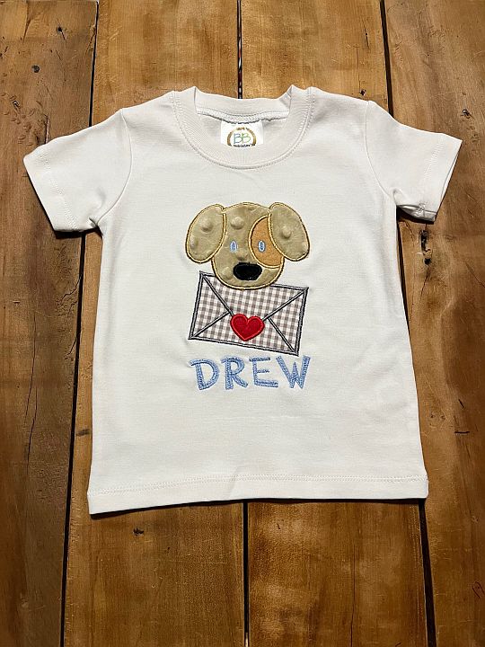 Toddler Puppy Love Shirt, Valentine's Day Shirt for Boys - The Creative Raccoon