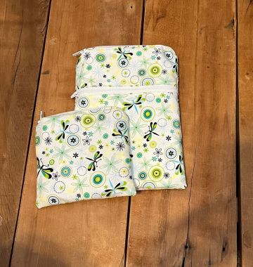 Wet Dry Bag Pads, Period Bag for Girls, Dragonfly Bag - The Creative Raccoon