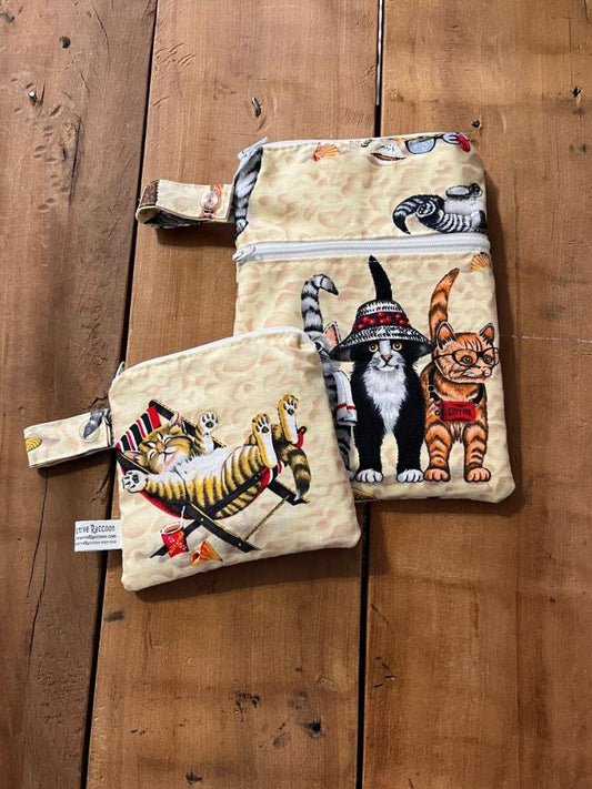 Wet Dry Bag, Period Pouch, Cat Themed Gifts - The Creative Raccoon