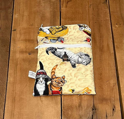 Wet Dry Bag, Period Pouch, Cat Themed Gifts - The Creative Raccoon