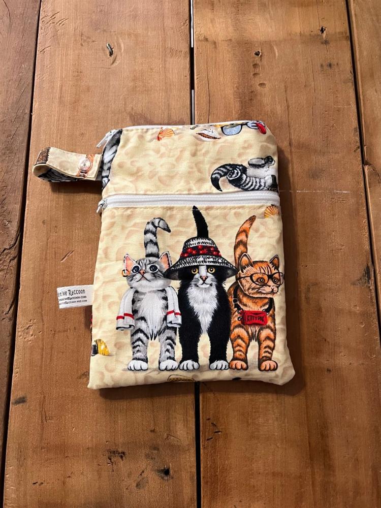 Wet Dry Bag, Period Pouch, Cat Themed Gifts - The Creative Raccoon