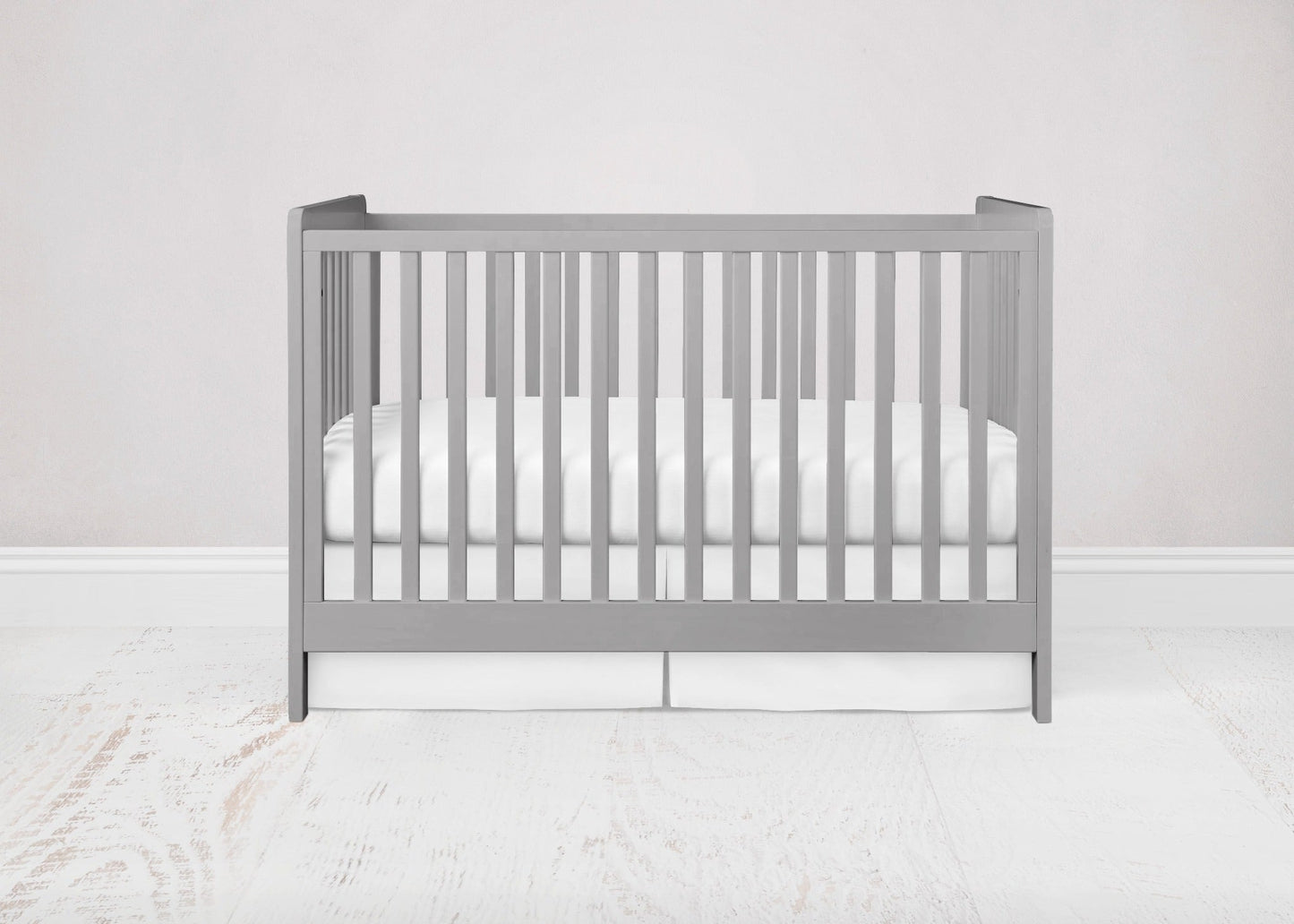 White Crib Bedding Set Baby, Gender Neutral Nursery - The Creative Raccoon