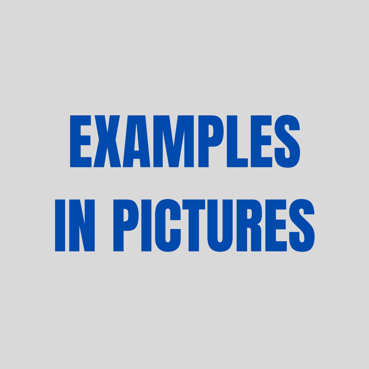 examples in pictures