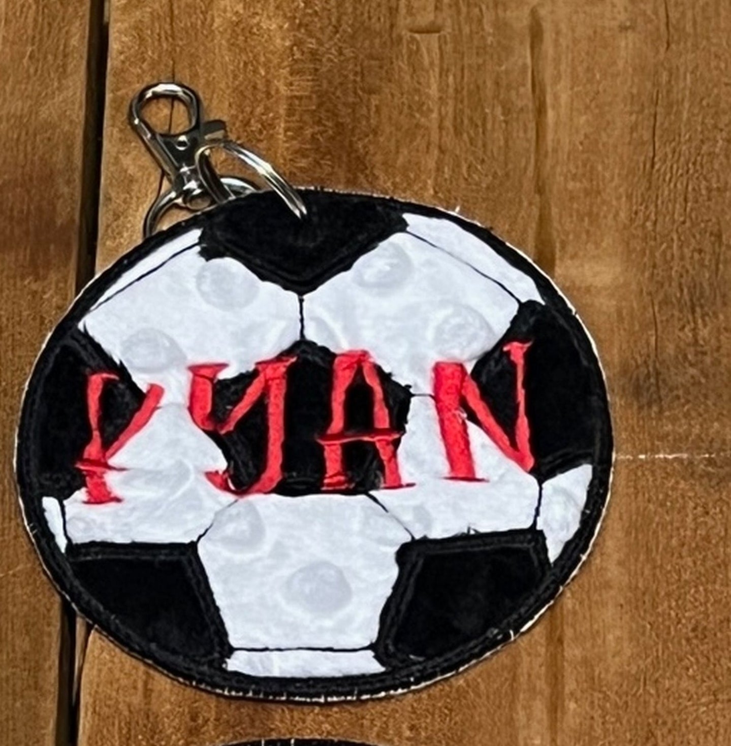 soccer ball bag tag