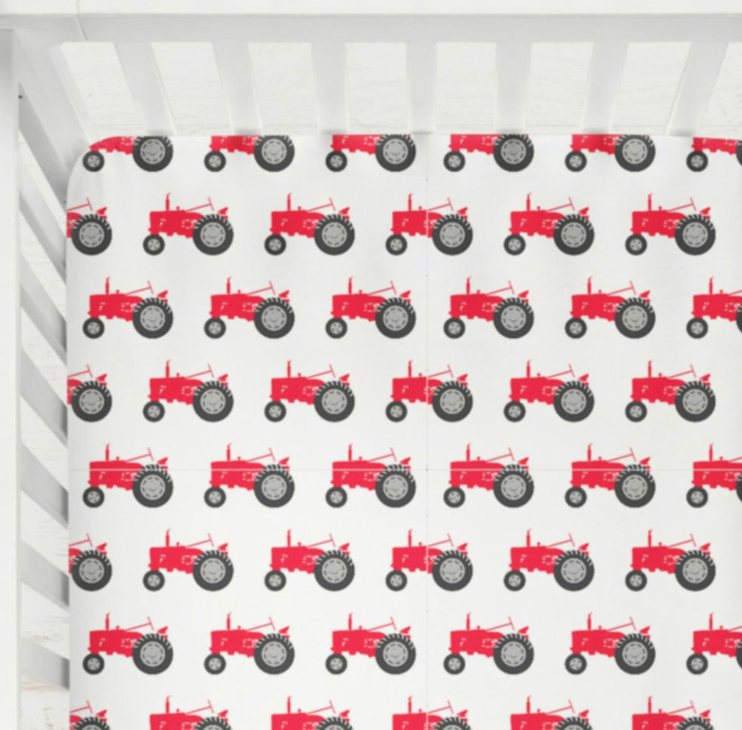 Tractor Crib Sheet, Farm Life Crib Bedding, Crib Sheet Boy, Cotton Crib Sheet, Minky Crib Sheet