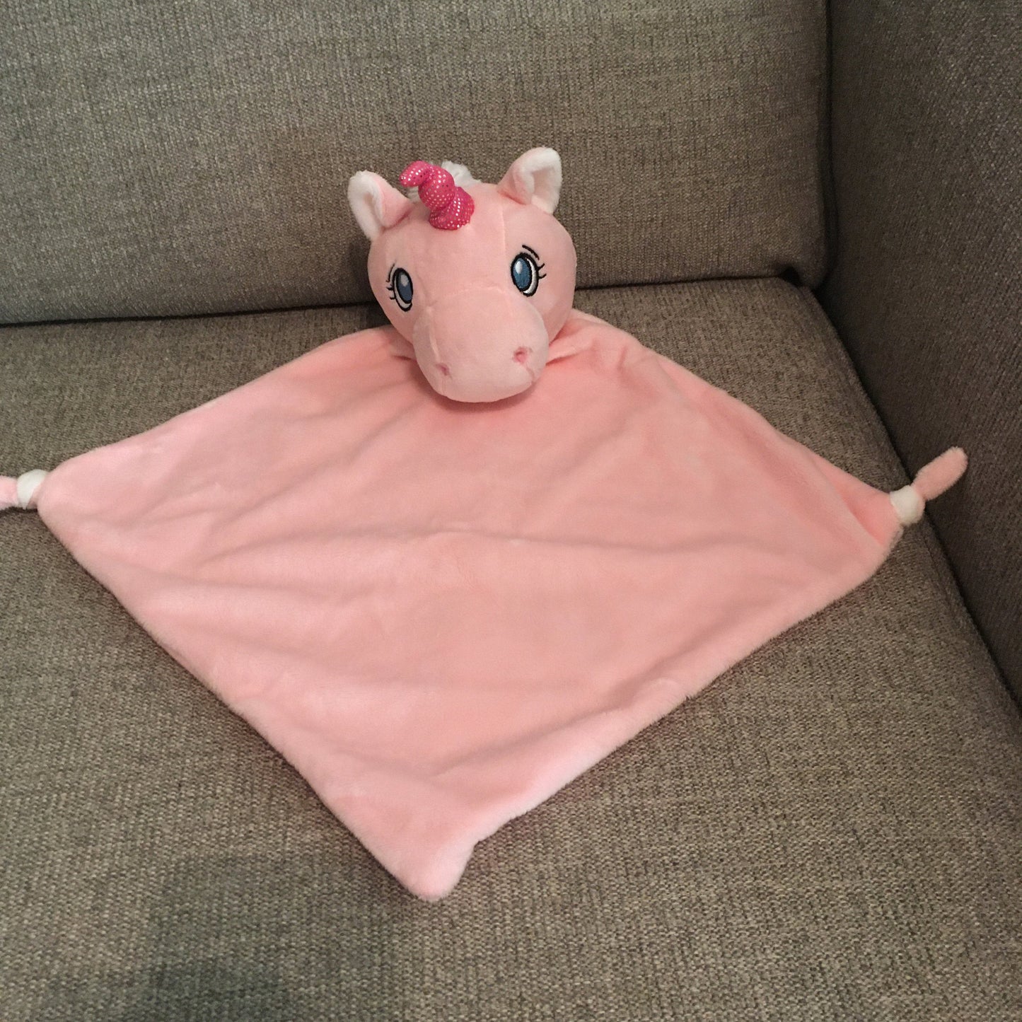 Unicorn Lovie Blanket, Personalized Baby Gift, Cubbies Animal