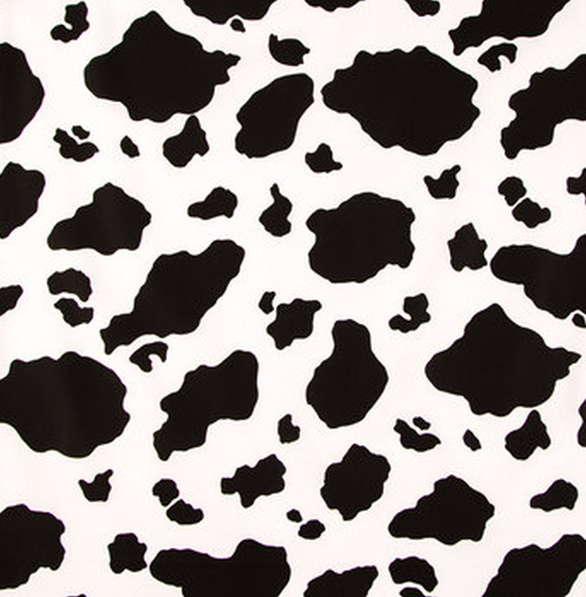 black and white cowhide fabric