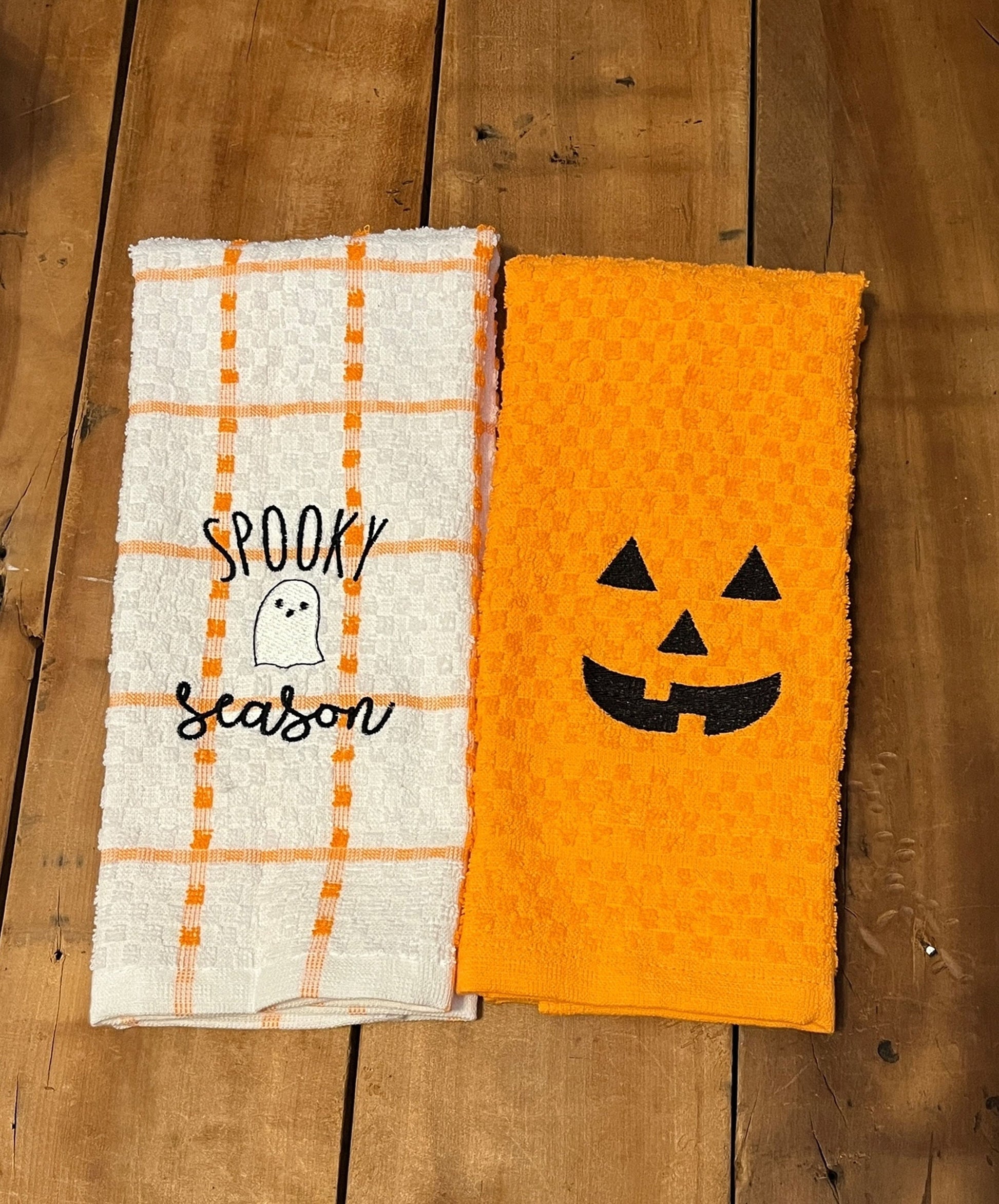 Halloween Kitchen Towels, Cotton Kitchen Tea Towel