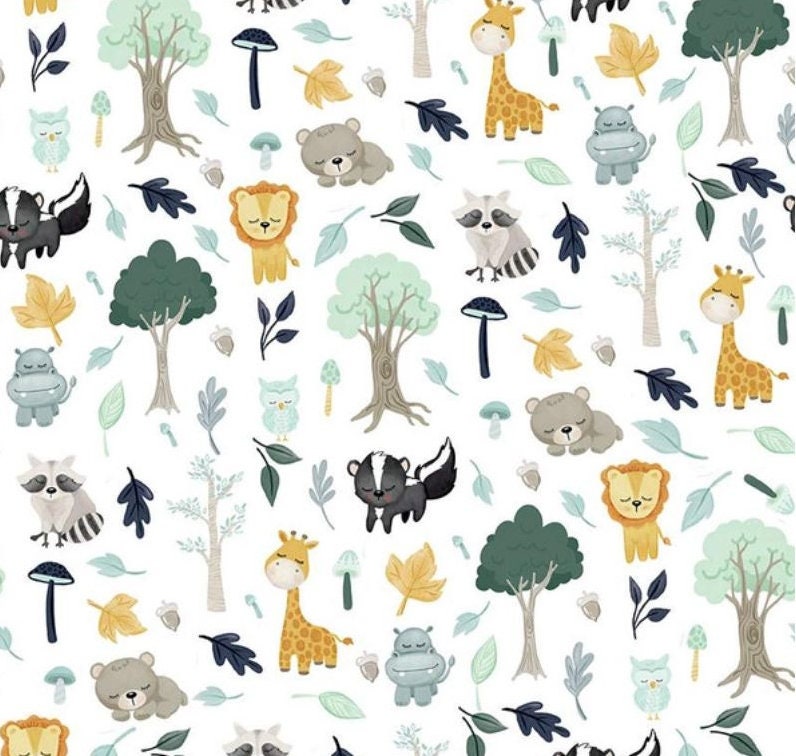 Woodland Animal Blanket, Safari Animal Blanket