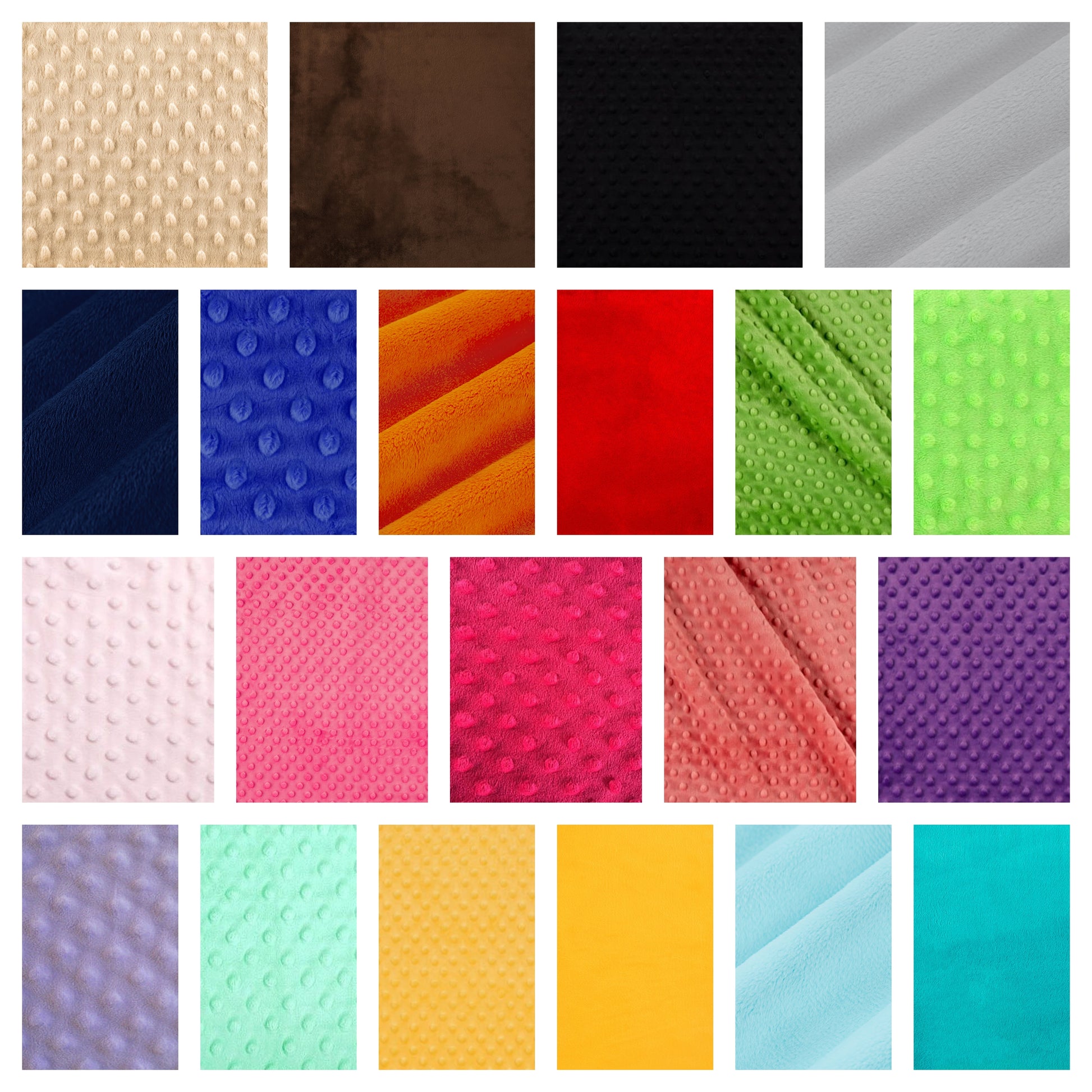 minky fabric colors available