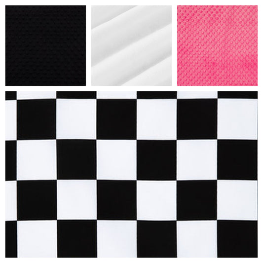 Racing Checkered Flag Blanket, Baby Girl Blanket Personalized